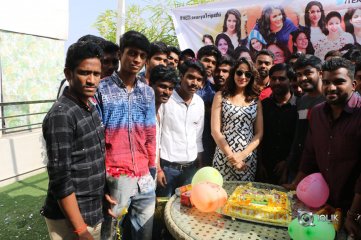 Lavanya Tripathi Birthday Pictures With Fans